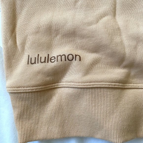 Lululemon Perfectly Oversized Crew Ivory Peach - Picture 5 of 12